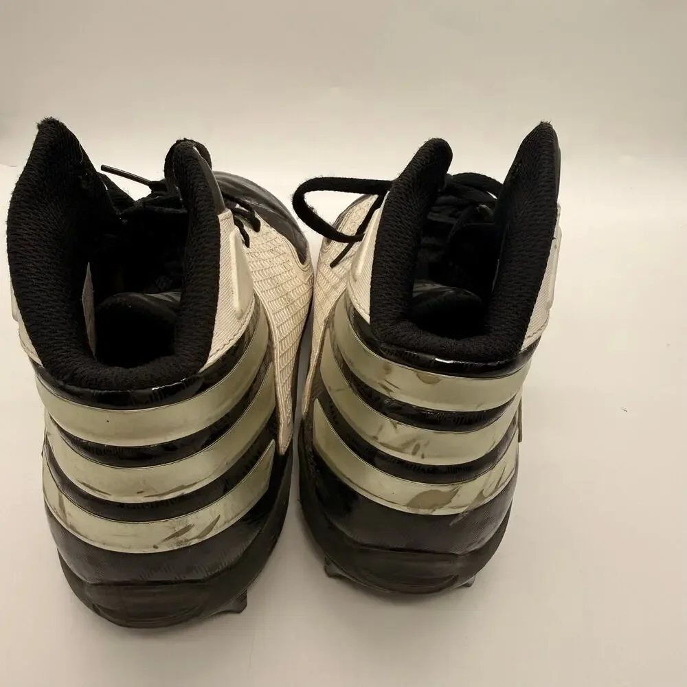 Adidas Sz 9 Men Freak Mid Football Cleats Black White